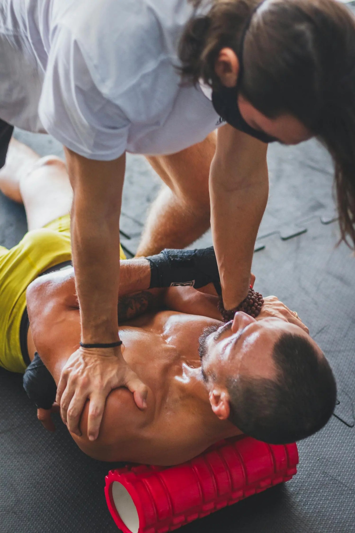 Recovery massage using a foam roller