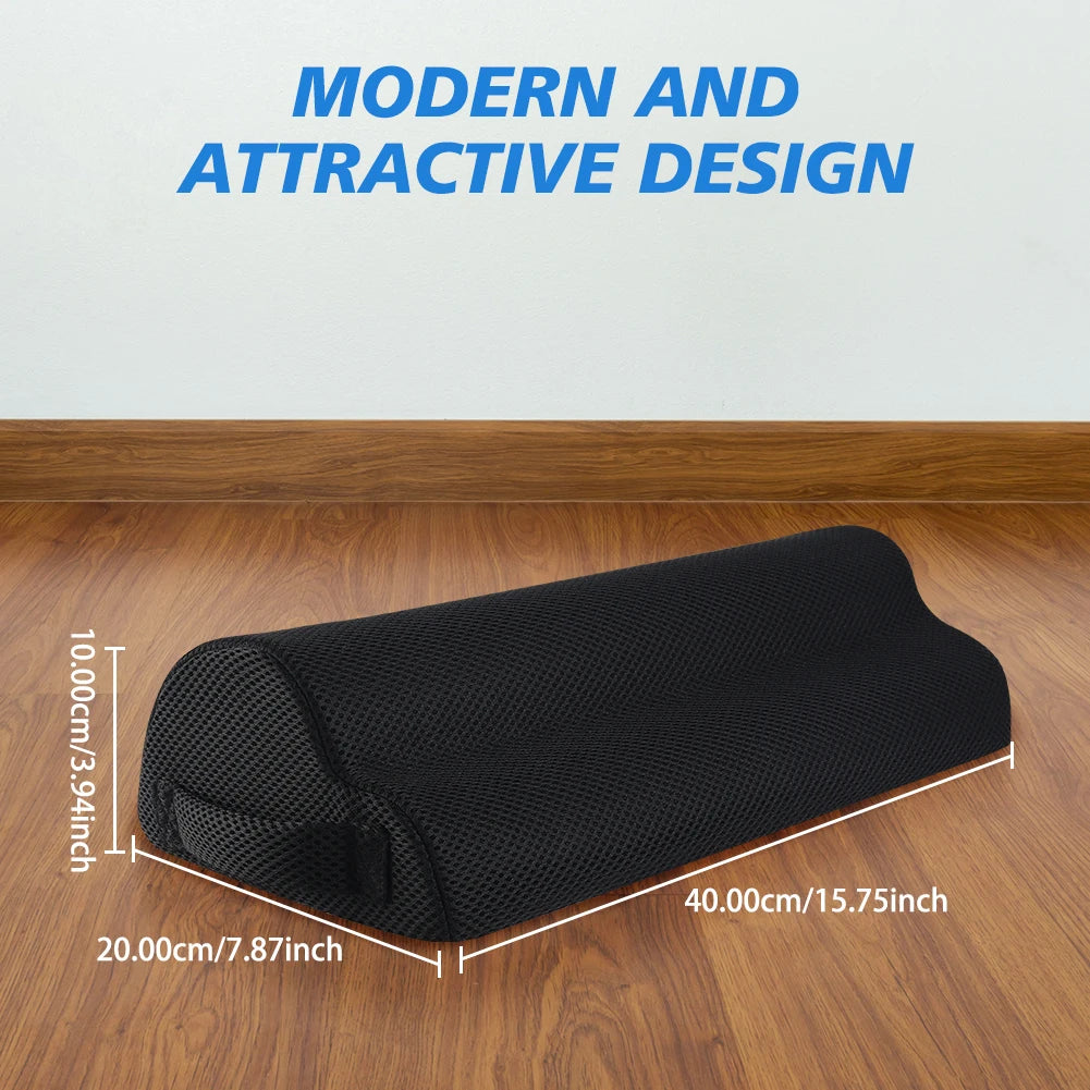Black Memory Foam Under Desk Footrest