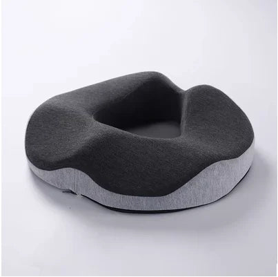Dark Grey Contrast Memory Foam Donut Seat Cushion