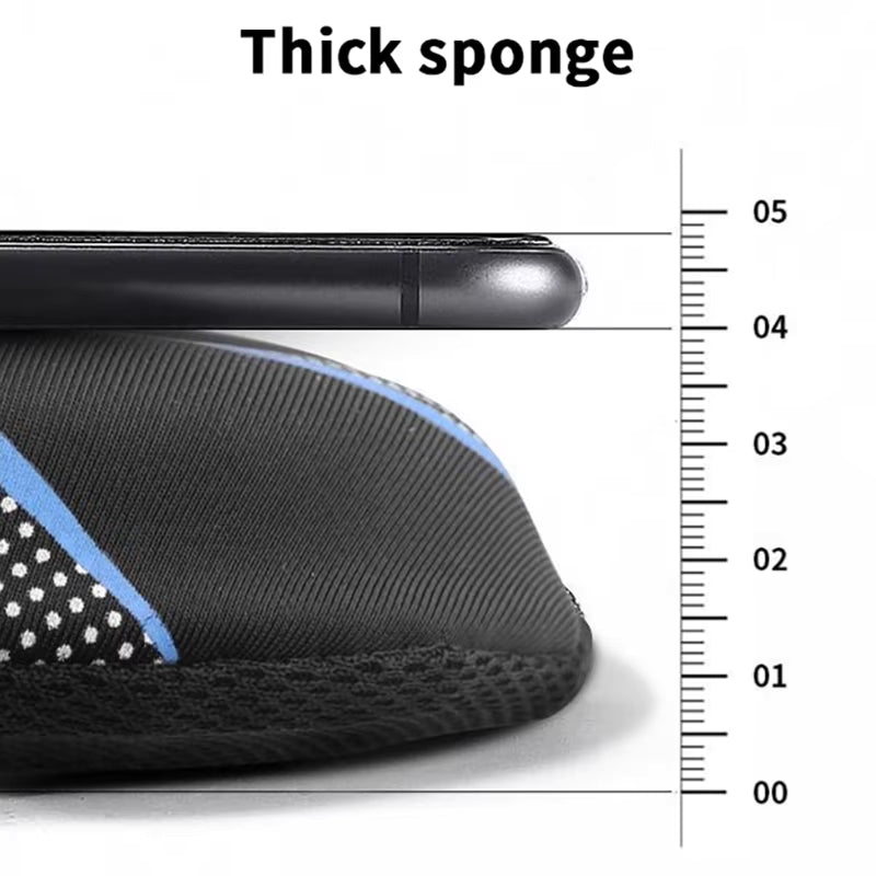 Blue Padded Bicycle Saddle Cover