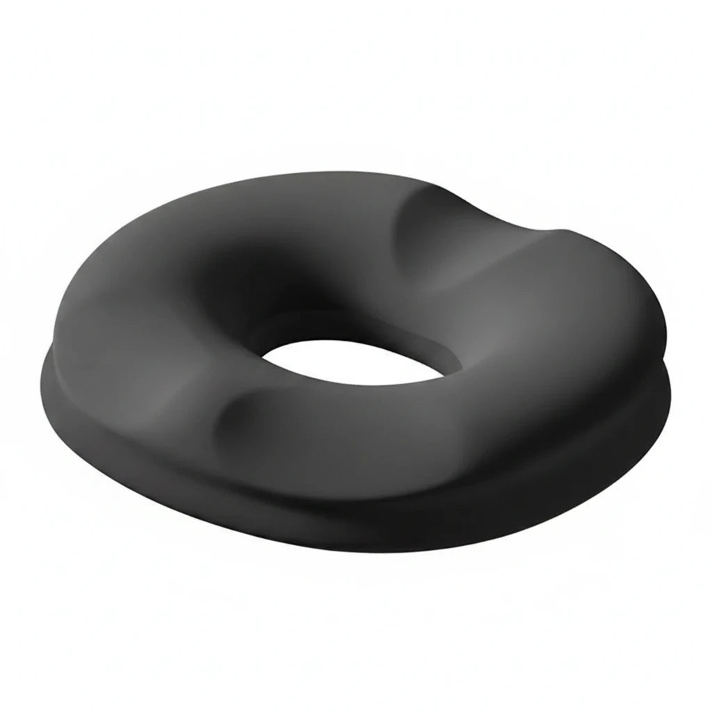 Black Memory Foam Donut Seat Cushion