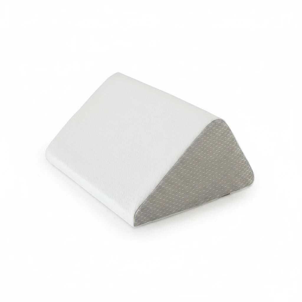 White Grey Foam Support Wedge Pillow 50 x 35 x 15 CM