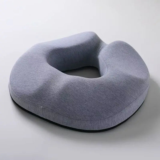Light Grey Memory Foam Donut Seat Cushion