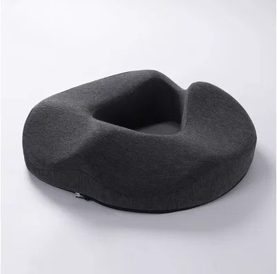 Dark Grey Memory Foam Donut Seat Cushion