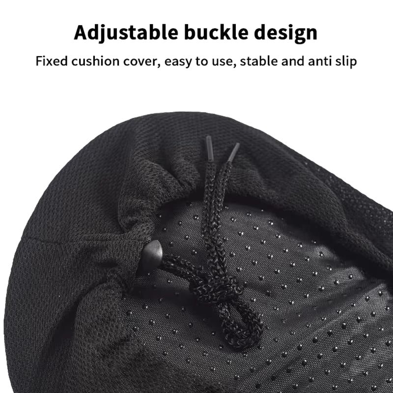 Blue Padded Bicycle Saddle Cover